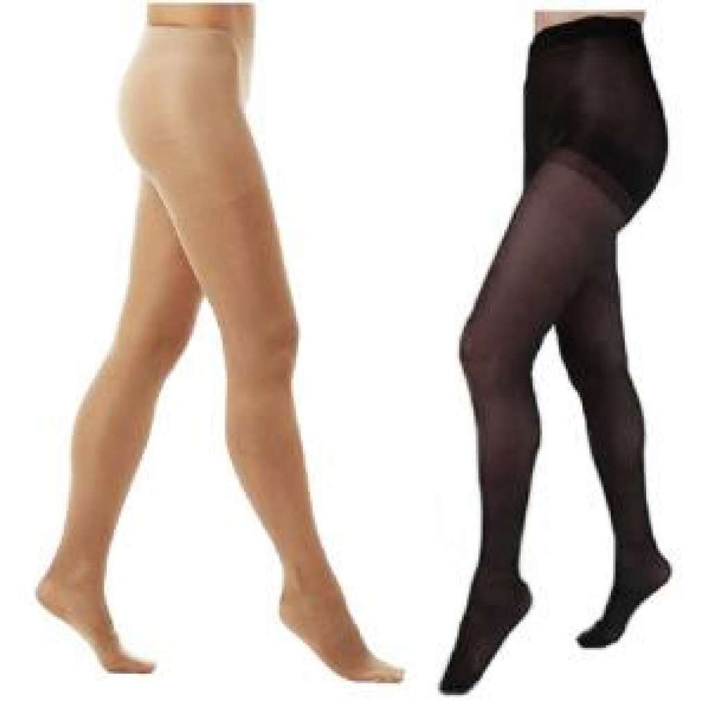 Legline Super Sheer Pantyhose 15-20mmHg (Black) Small