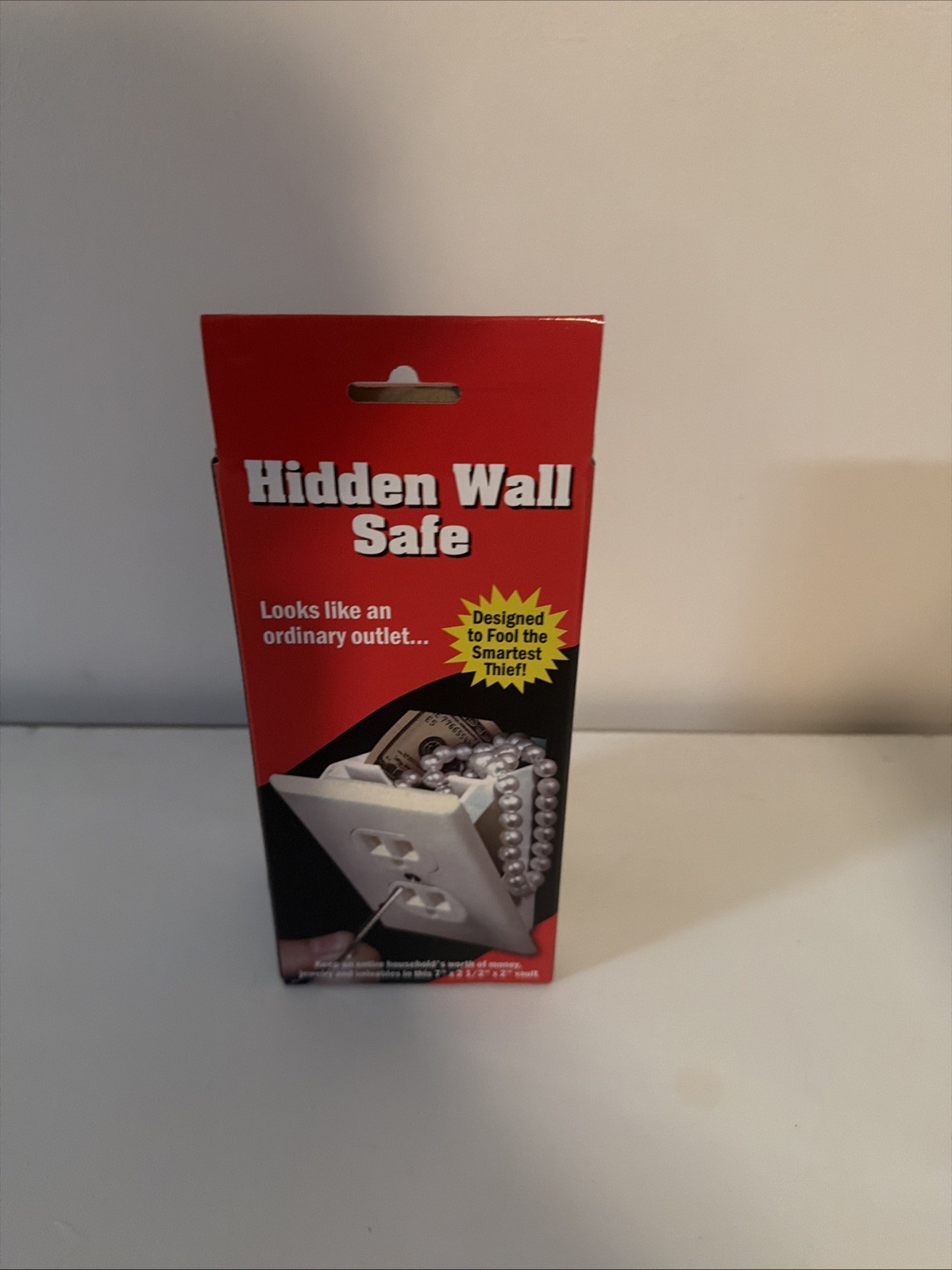 Hidden Wall Safe Security Electrical Outlet with Keys Secret Hide Valuables NEW