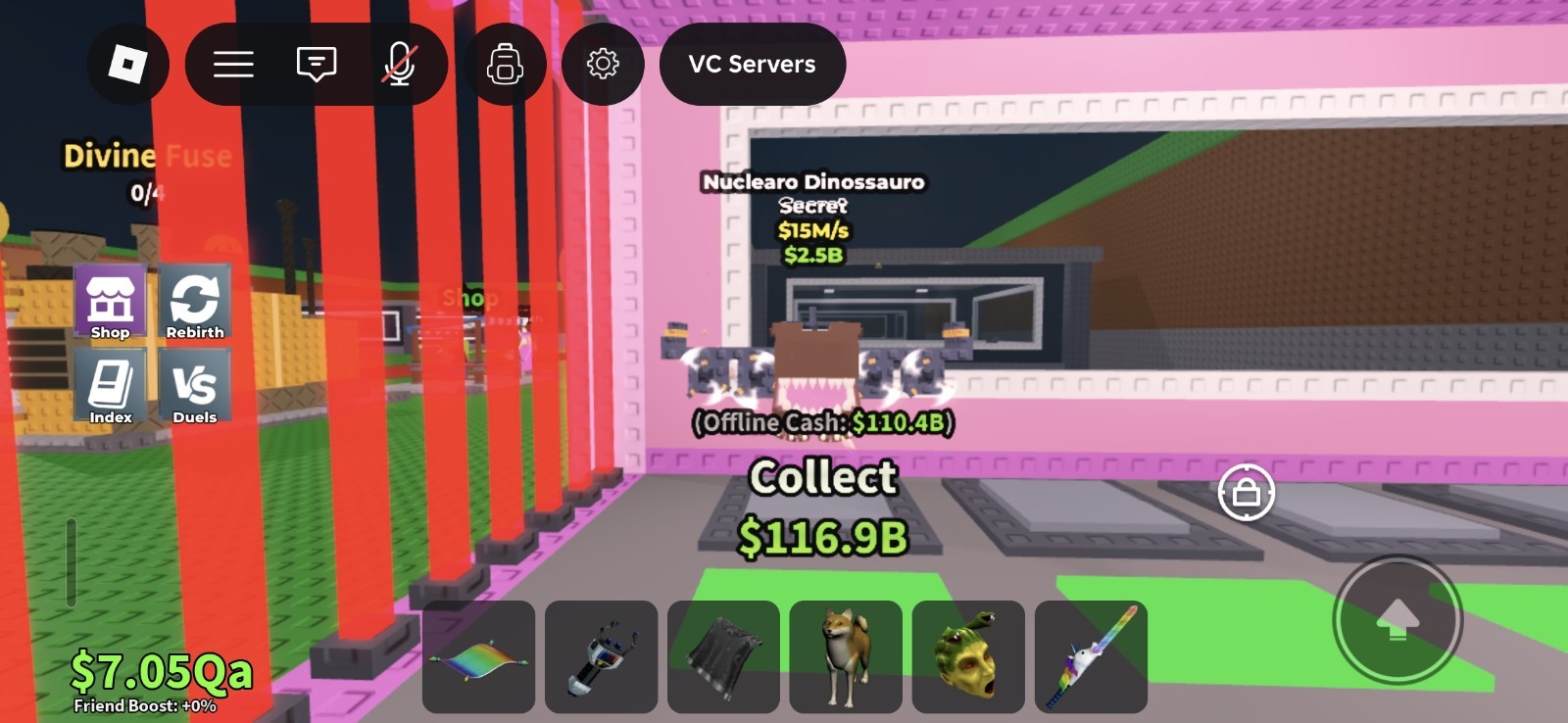 Roblox Nuclearo Dinossauro (I take cash app, if interested, send me a message)