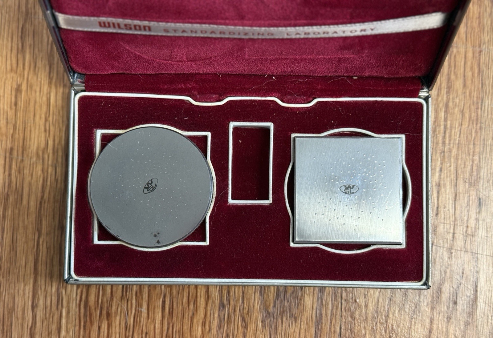 ACCO Wilson Standardizing Laboratory Rockwell Test Block Calibration Set