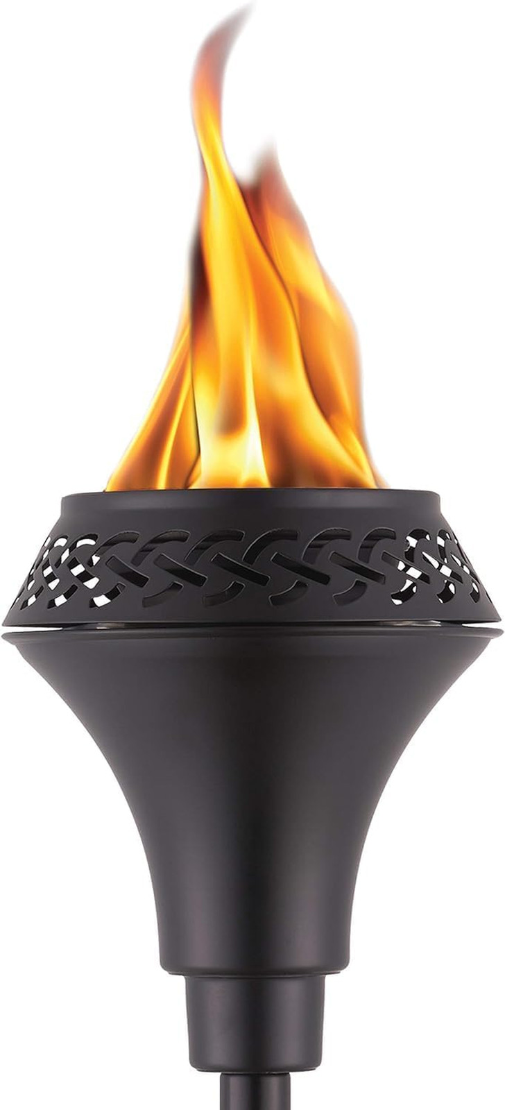 Antorcha metalica 65 pulg exterior resistente clima jardin patio mecha duradera