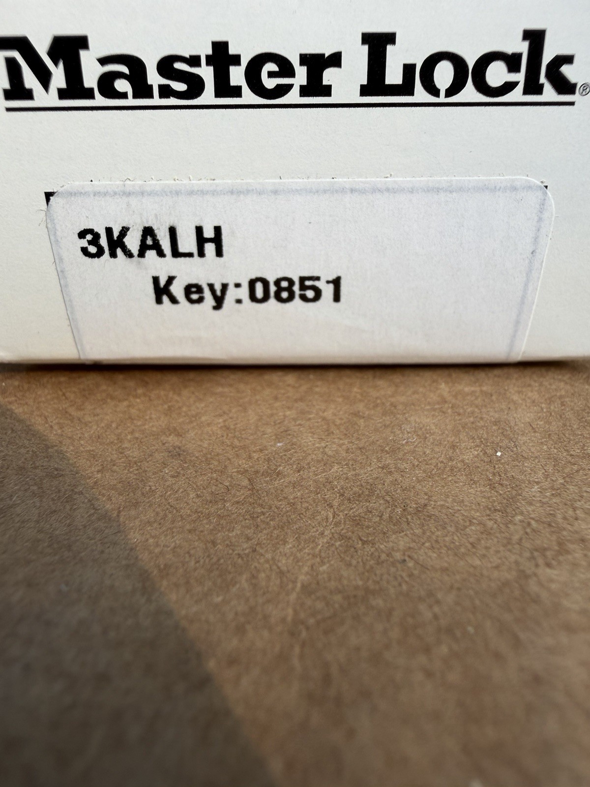 MasterLock Commercial Keyed Padlock 3KALH-0851