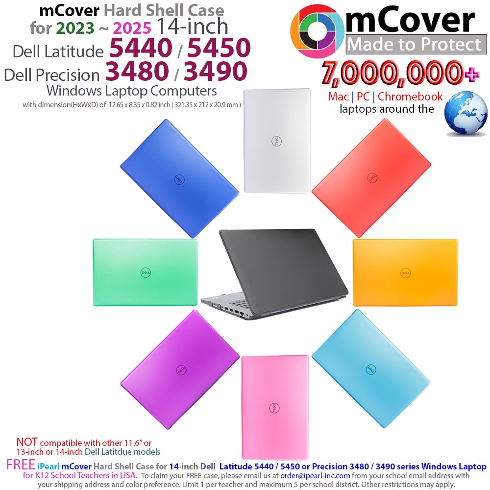 NEW mCover Case for 14" Dell Latitude 5440 5450 Precision 3480 3490 Windows PC