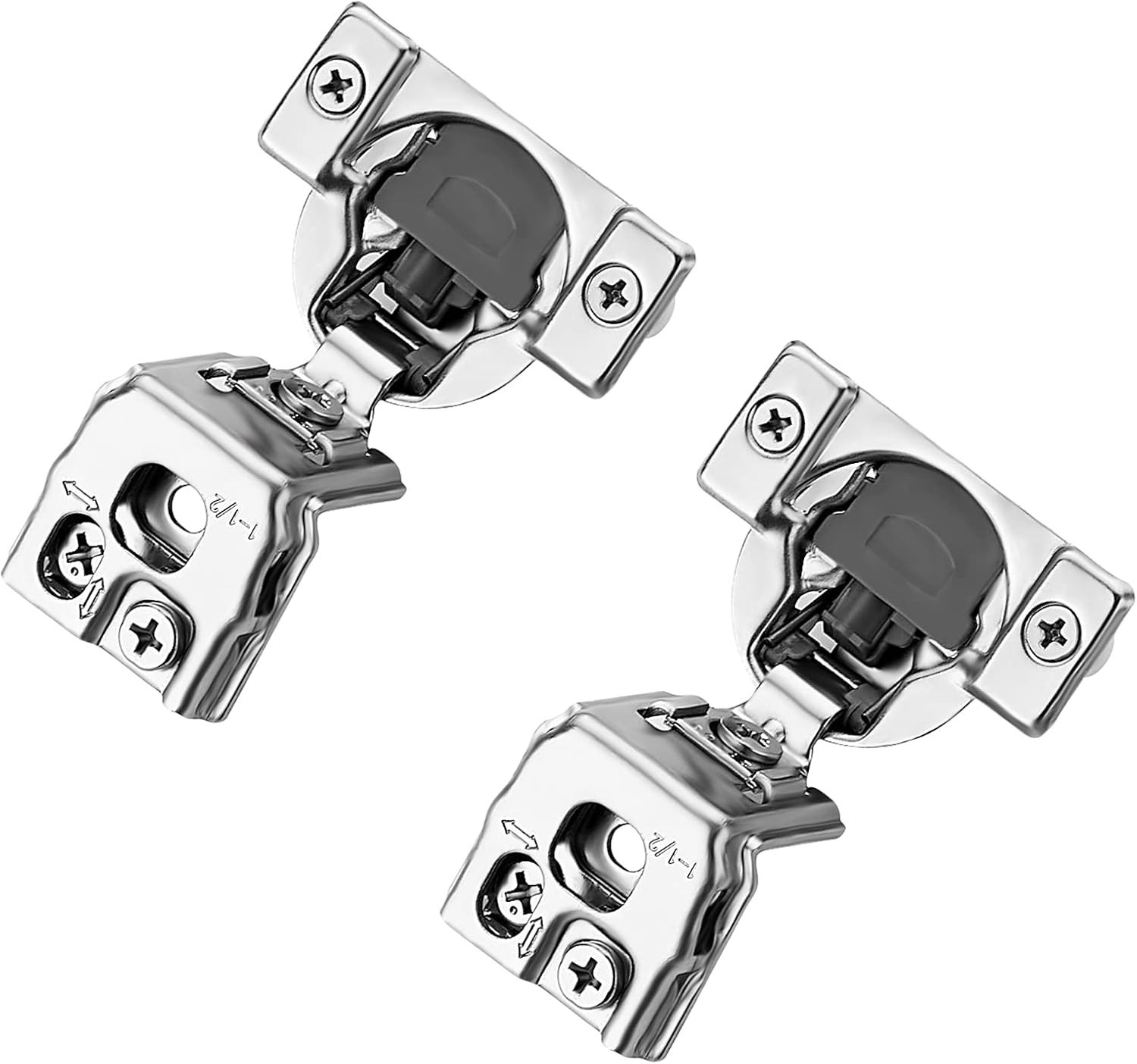 10 Pack Soft Close Hinges for Kitchens - Quiet Operation & Style