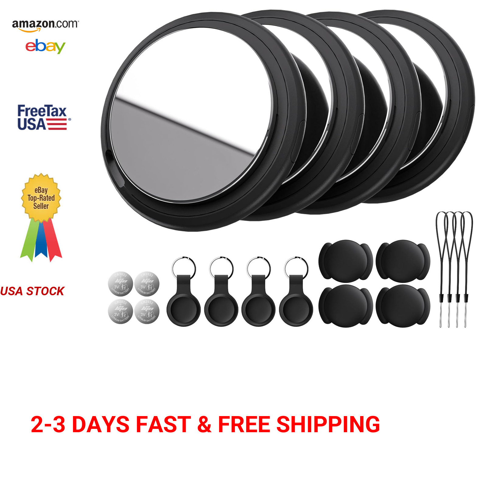 Bluetooth Tracker Tag for Apple Find My Replaceable Battery Key Luggage Wallet