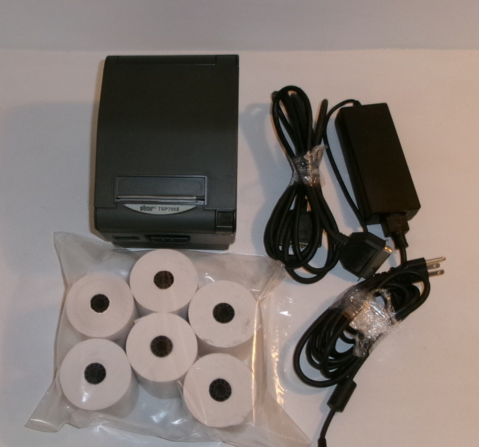 STAR MICRONICS - 24V Thermal Printer Start-Up Kit, w/Paper Rolls  OEM#: TSP700