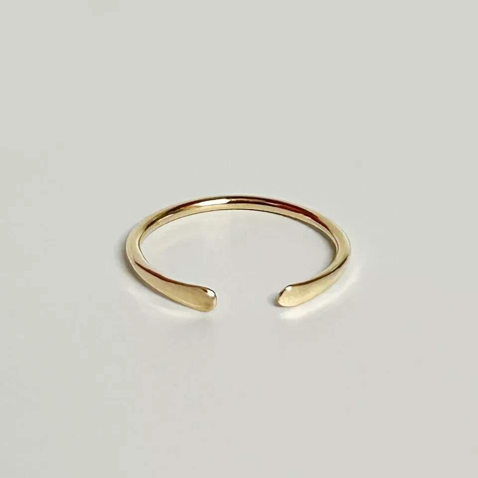 VALENTINE GIFT Adjustable Women's Solid Metal Plated Midi Toe Ring 925 Silver
