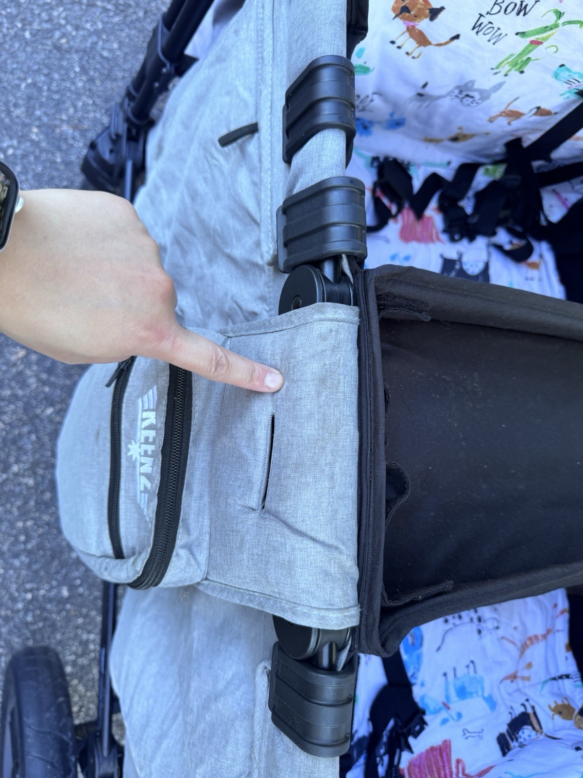 Keenz XC Luxury Comfort Stroller Wagon for 4 Passengers Grey