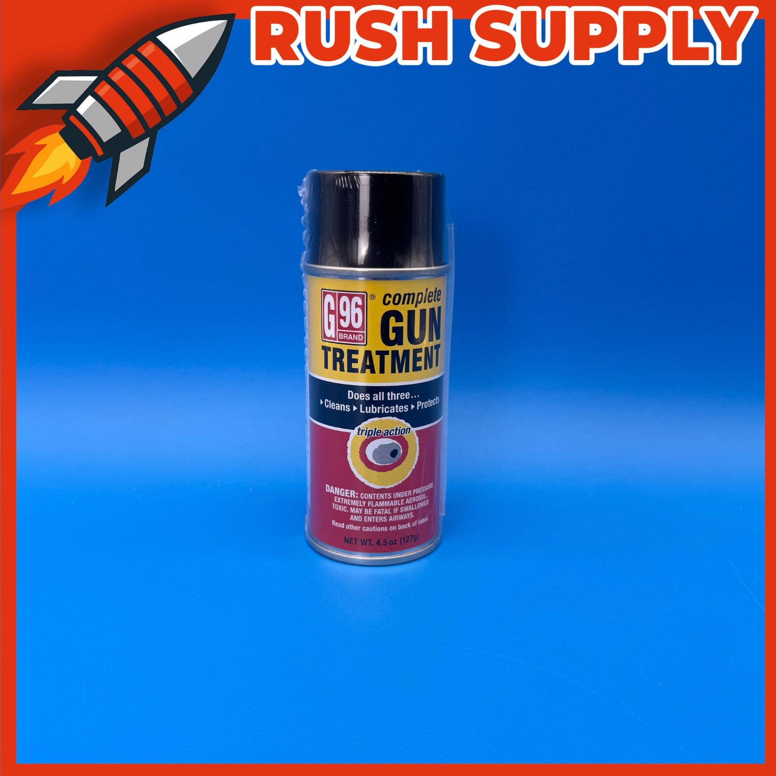 New G96 Gun Treatment Cleans Lubricates Protects Firearms 4.5 oz Aerosol - 1055