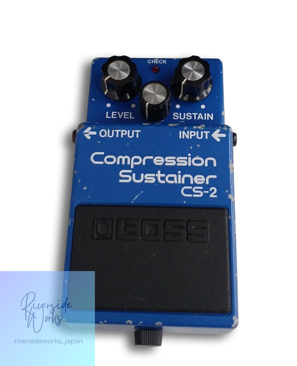 BOSS CS-2 Compressor Guitar Effects Pedal Used