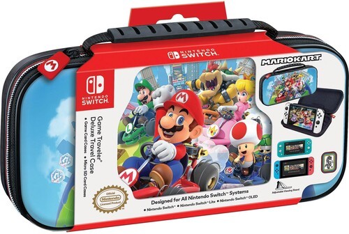 RDS - Deluxe Travel Case Mario Kart for Nintedo Switch [New ]