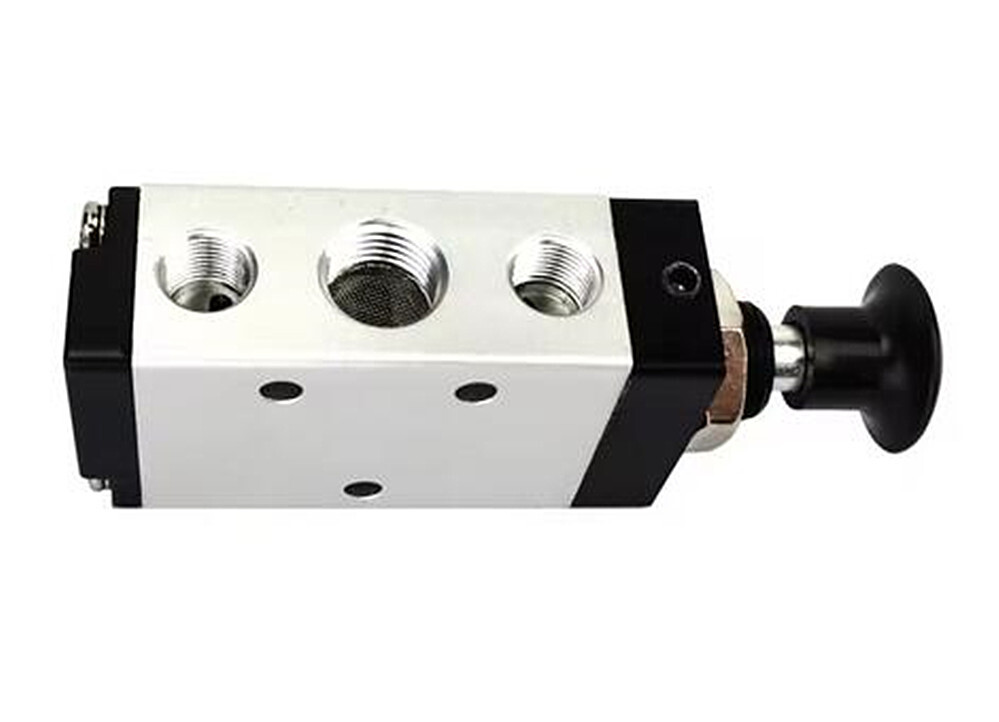 4R210-08 Manual Valve 2 Way 5 Position Push Pull Pneumatic Switch Of Directional