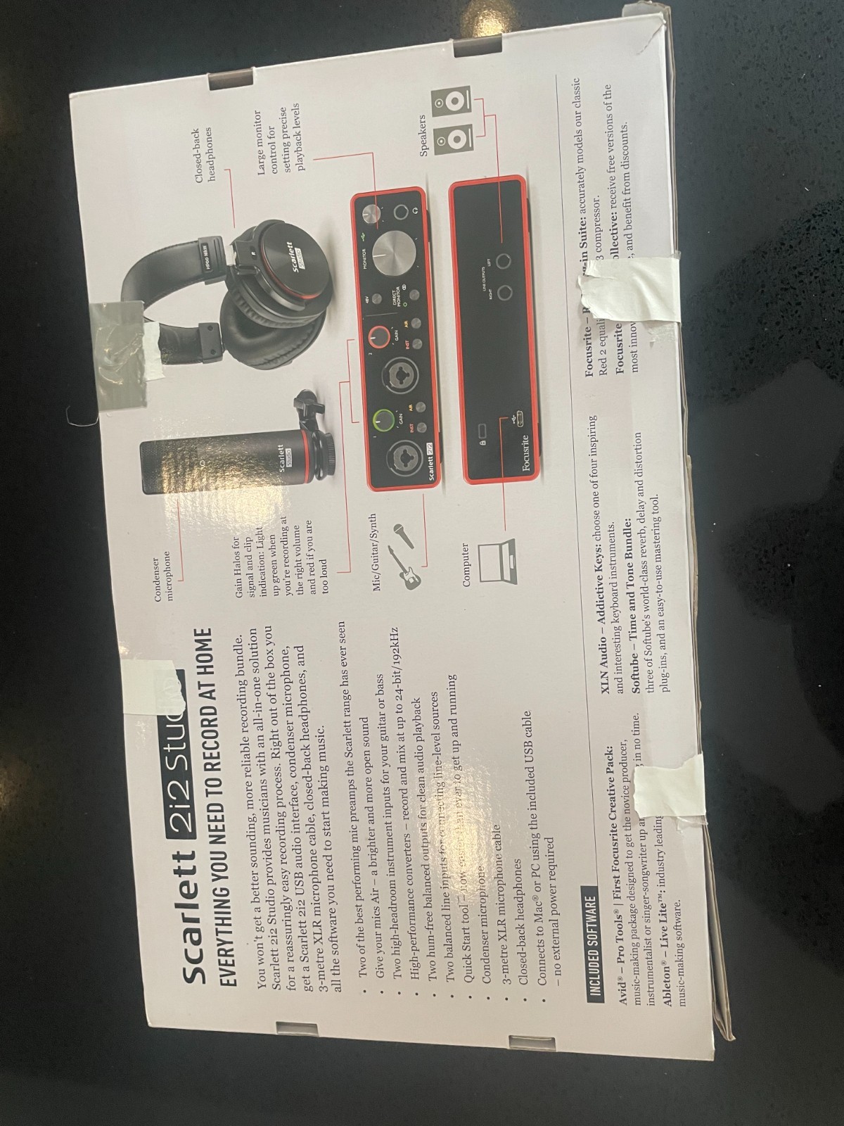 Focusrite Scarlett 2i2 Studio 3rd Generation USB Recording Pack