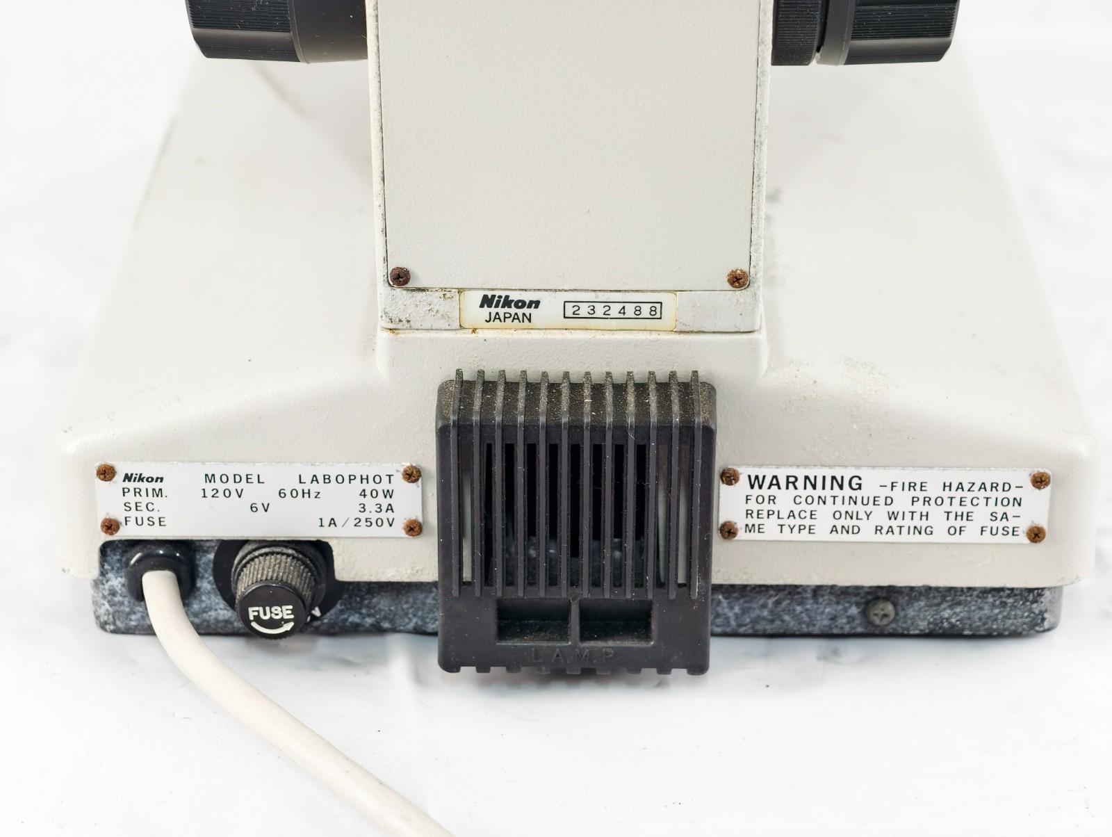 Nikon Labophot Phase Contrast Trinocular Microscope