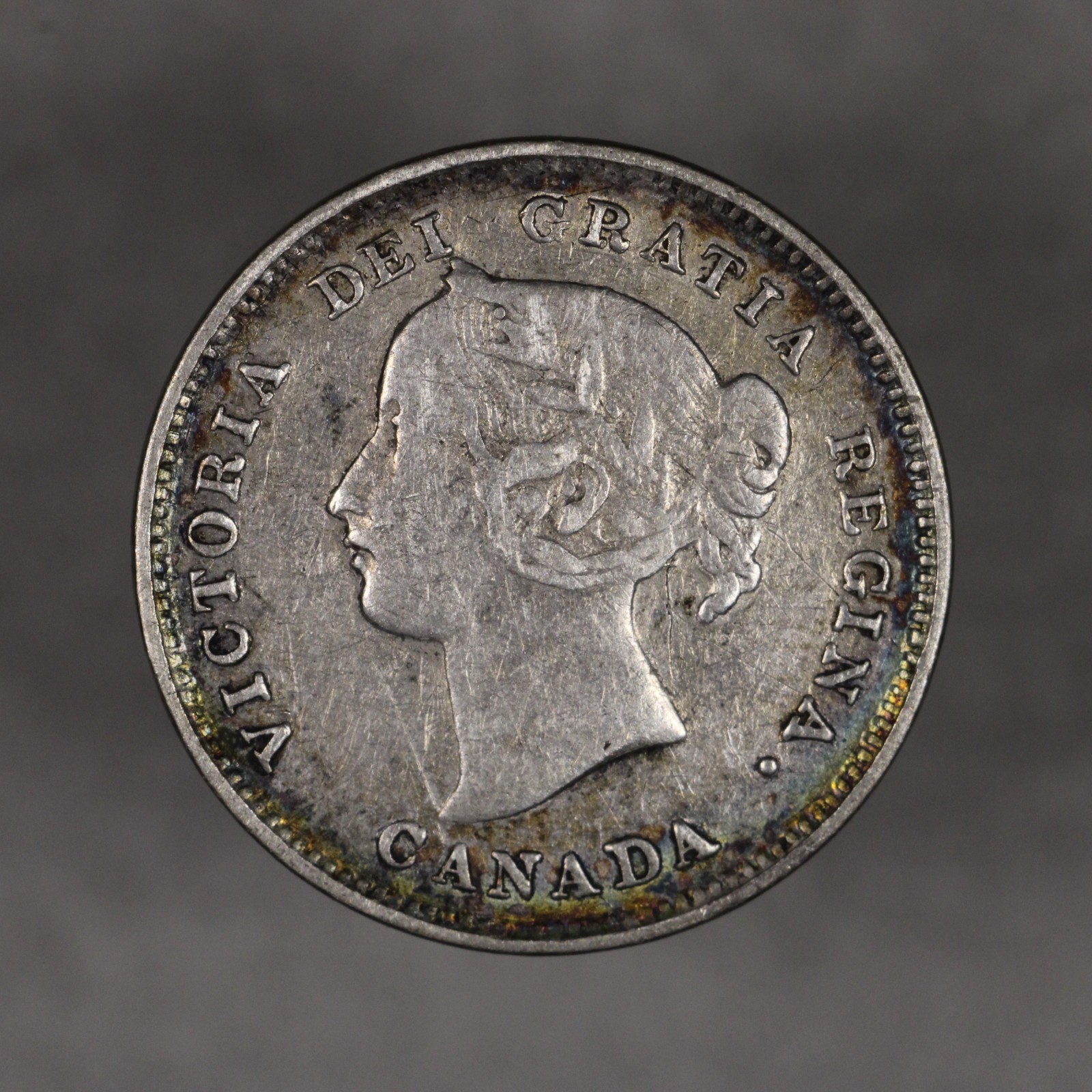 1892 Canada Silver 5 Cents
