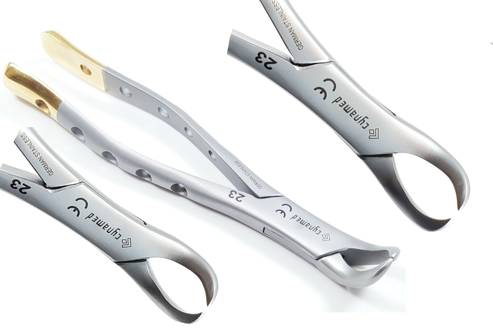 NEW DENTAL EXTRACTING FORCEPS #23 COW HORN Lower First Molar,Lower Second Molar