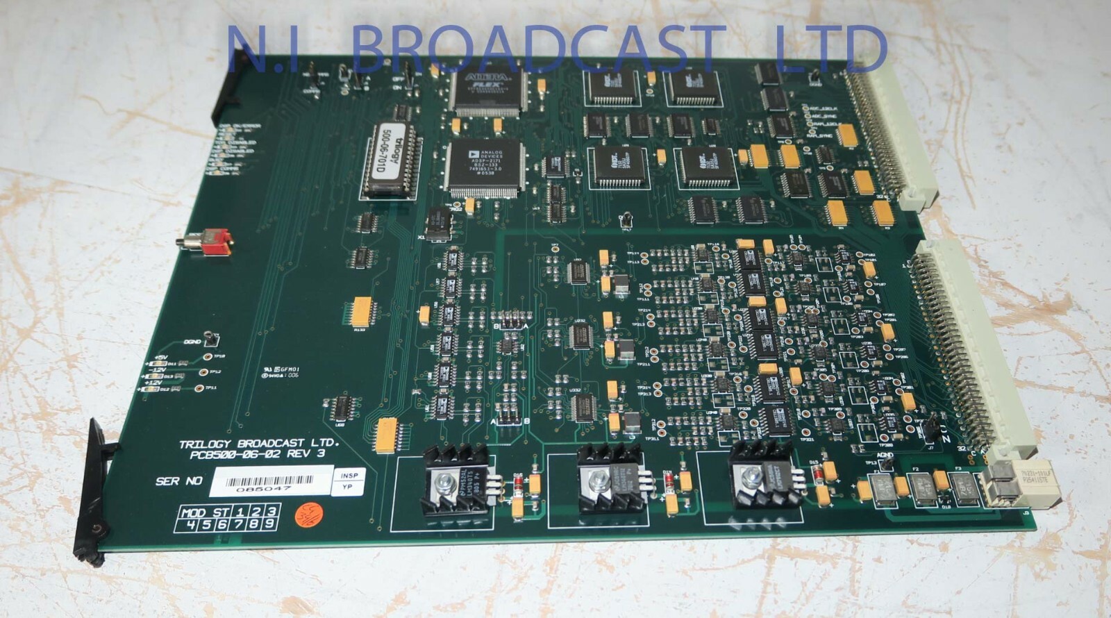 Trilogy Commander intercom talkback input board with 6 inputs