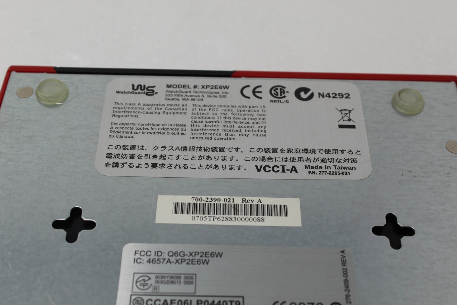 WatchGuard Firebox Edge Model #XP2E6W