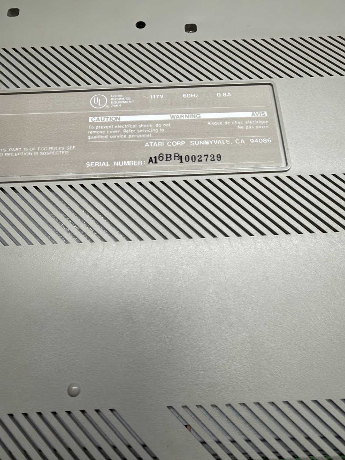 Atari 520ST Computer - Working , In Original Box, Top Condition /extras, 110v