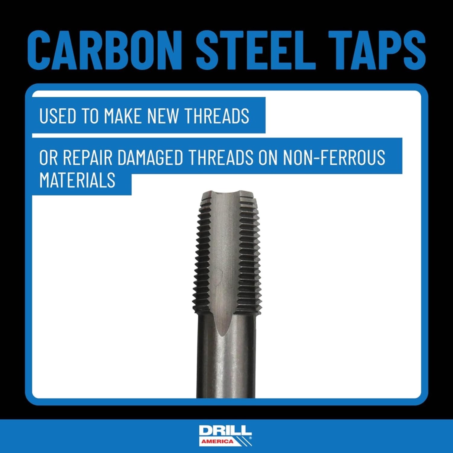 /8NPTW/DRILL 3/8" Carbon Steel NPT Pipe Tap and 37/64" High Speed Steel Drill...