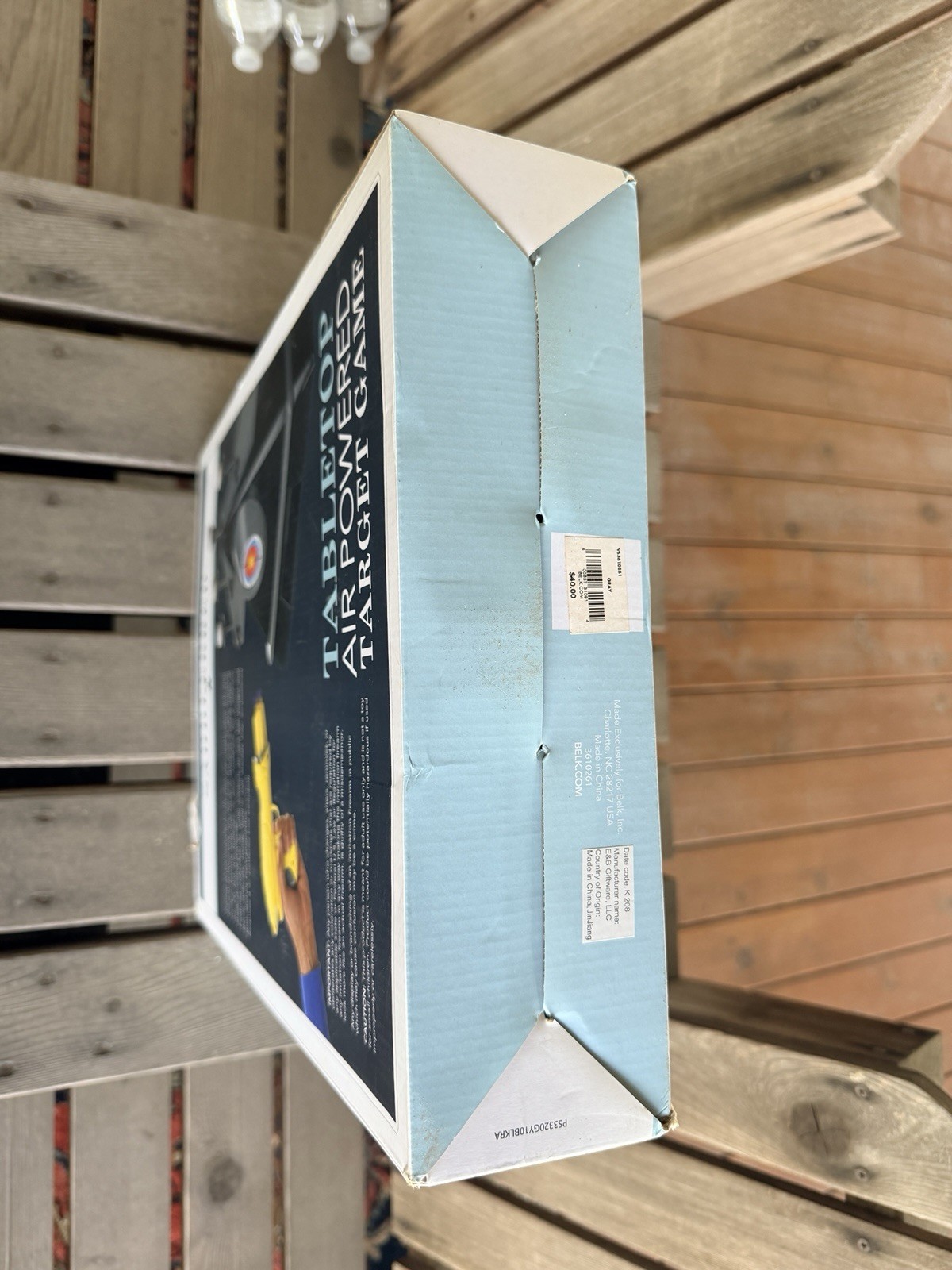 Tabletop Air-Powered Target Game