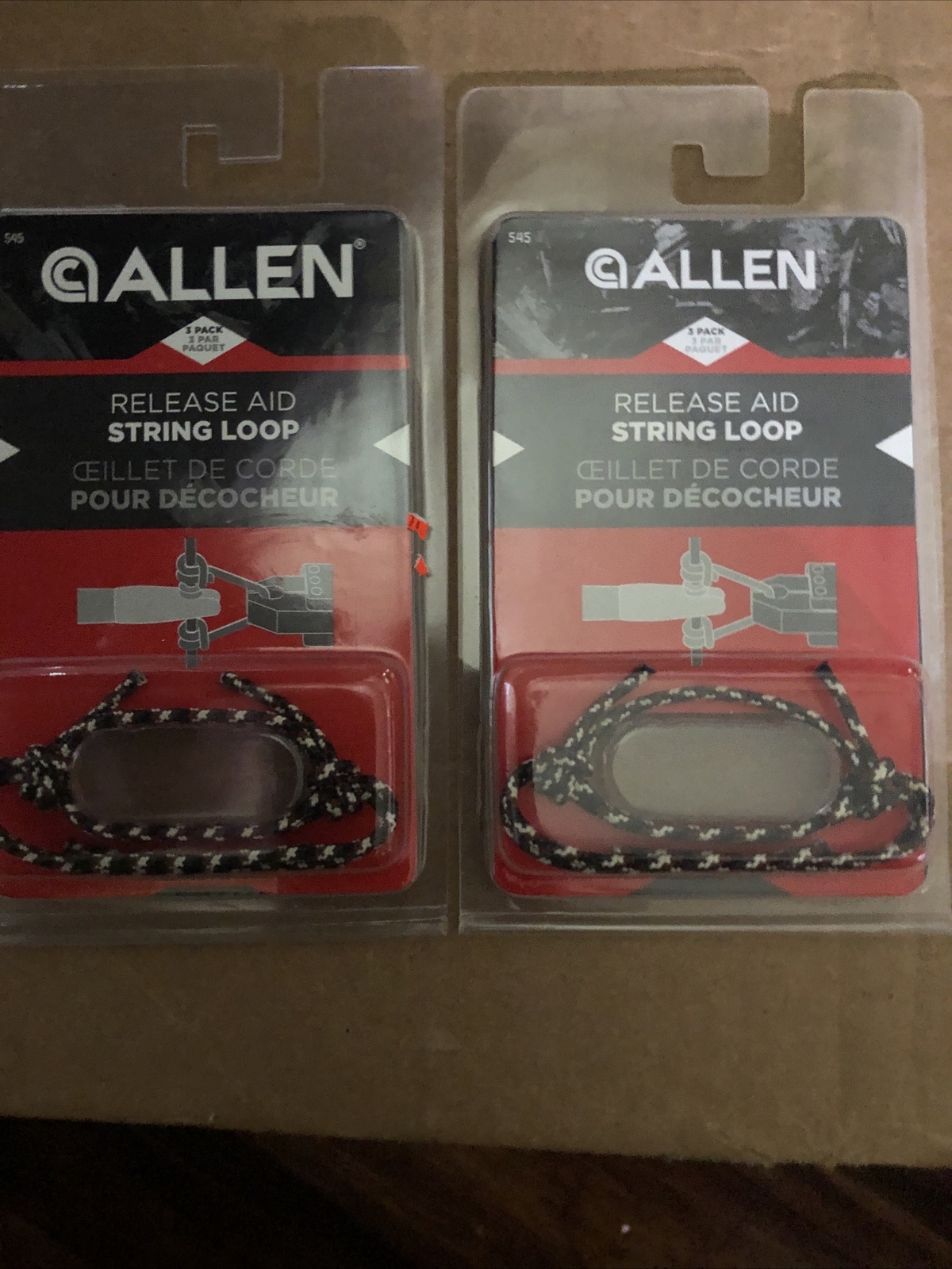 2 (3) pack Allen Release Aid String Loop #545 Arrow Archery D6 New