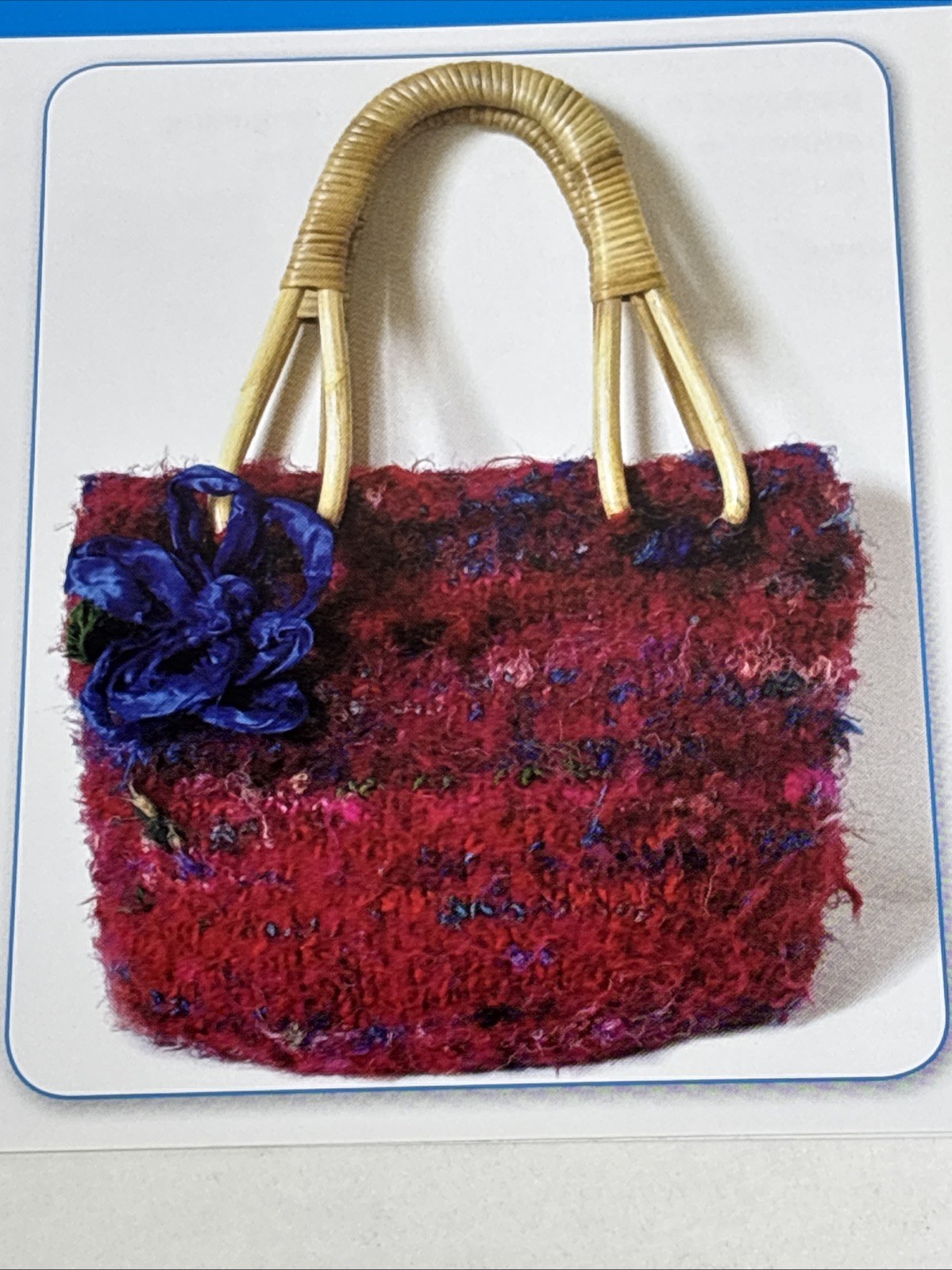 Bucket Bag Knitting Pattern Cards Pages