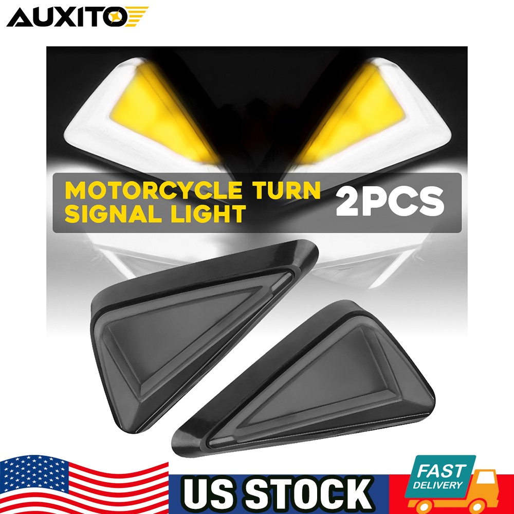 LED Flush Mount Turn Signals Lights for YAMAHA Motorbikes Motorcycle Universal