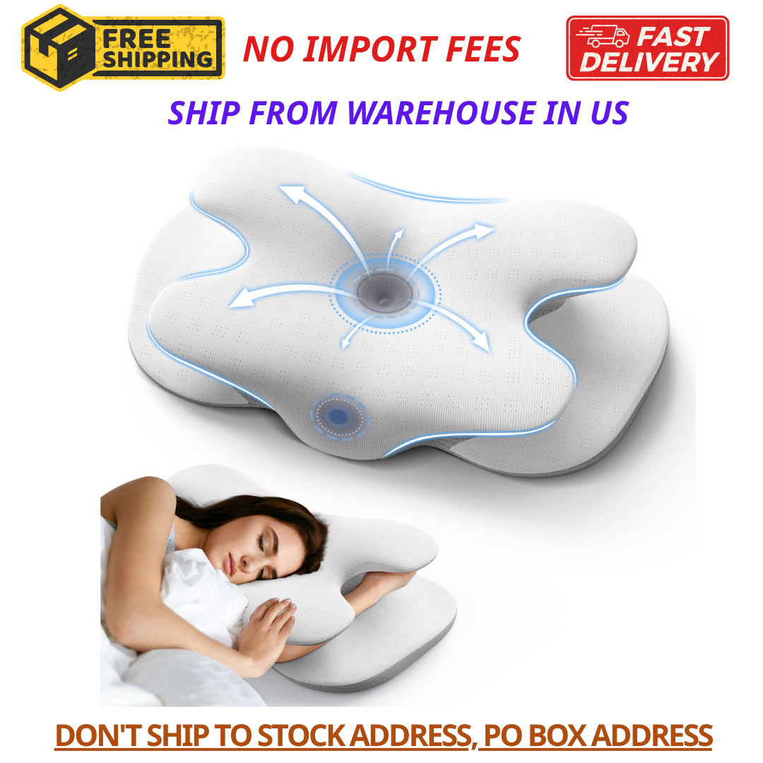 Cervical Pillow for Neck Pain Relief,Orthopedic Neck Support Pillow for Side