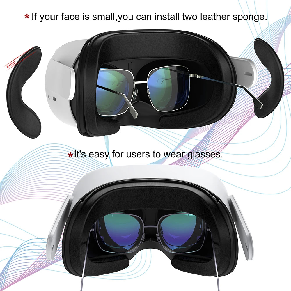 PU Leather Replacement Widen 3D Shaped Facial Interface Bracket Accessories For