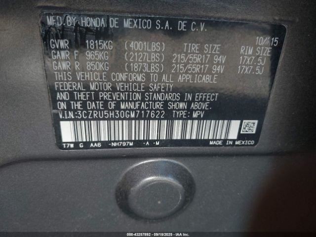 HR-V 2016 Glove Box 4891642