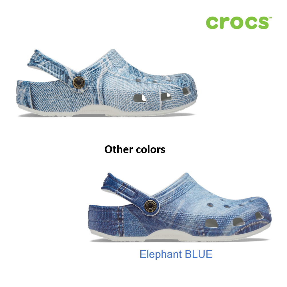 NEW CROCS CLASSIC DENIM CLOG 210402-4MH LIGHT DENIM BLUE UNISEX