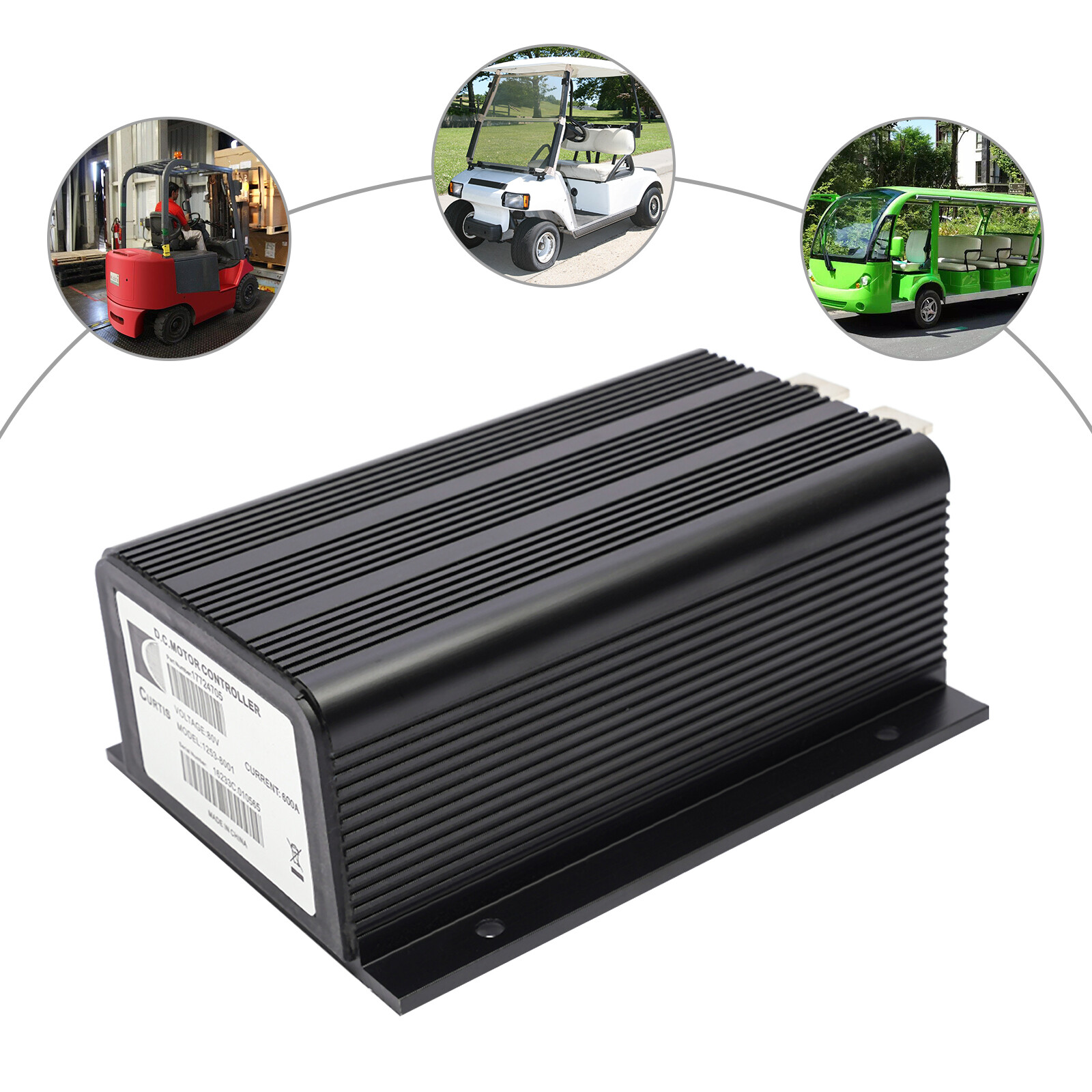 1253-8001# Replace DC Motor Controller 80V 600A Cart Controller Motor For Curtis