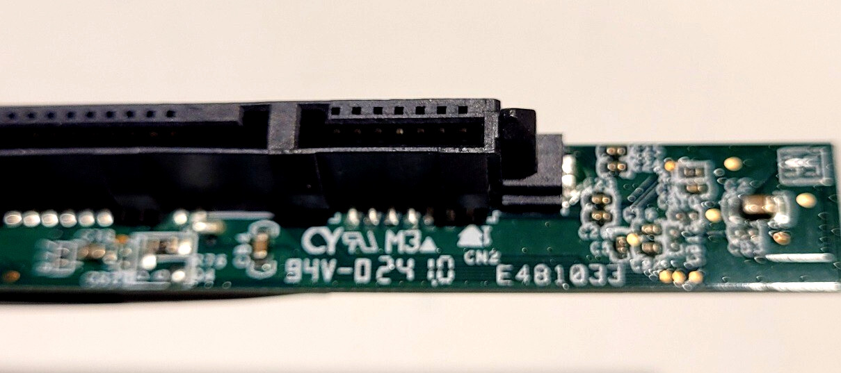 Controller / PCB JMS577-4L pn: E481033 fw: 712 2.5" SATA into USB 3.0 Seagate