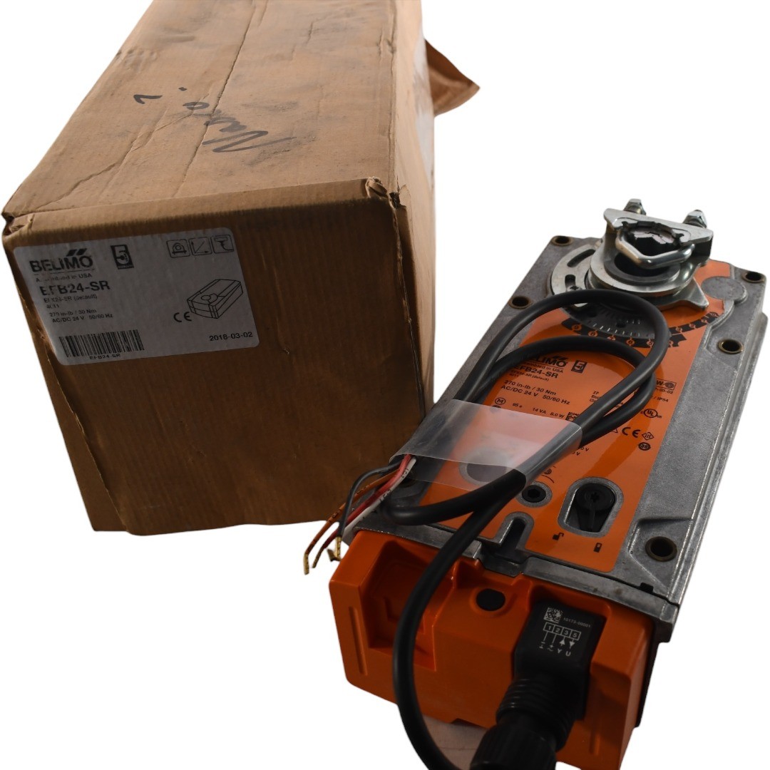 NEW Belimo EFB24-SR Spring Return Damper Actuator 24V Modulating 270 in-lb 30Nm