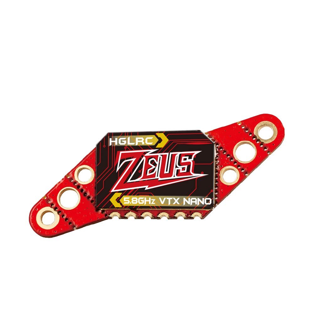 HGLRC Zeus350mW VTX 5V M2 M3 16x16 20x20 18.6mm x 13.6mm 6mm, Zeus 350mW