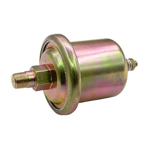 1/8 NPT Engine Oil Pressure Sensor, Single-Pole Stud, 12V 24V Compatible,