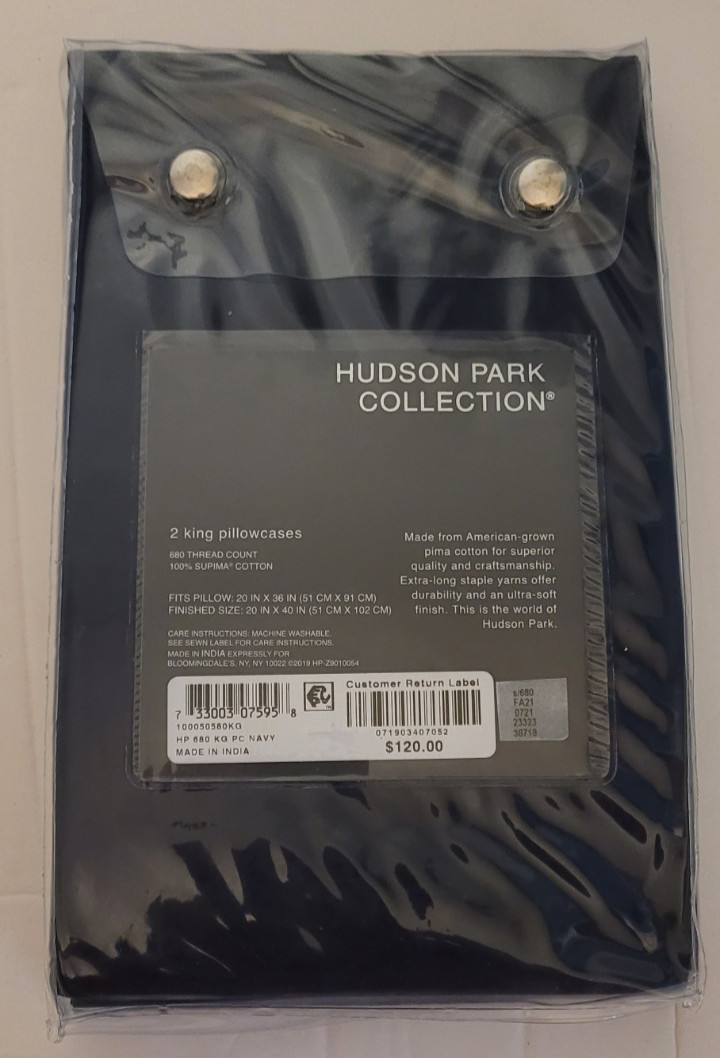 Hudson Park Collection Sateen Pillowcases, 2 King Pillowcases 680 Thread Count