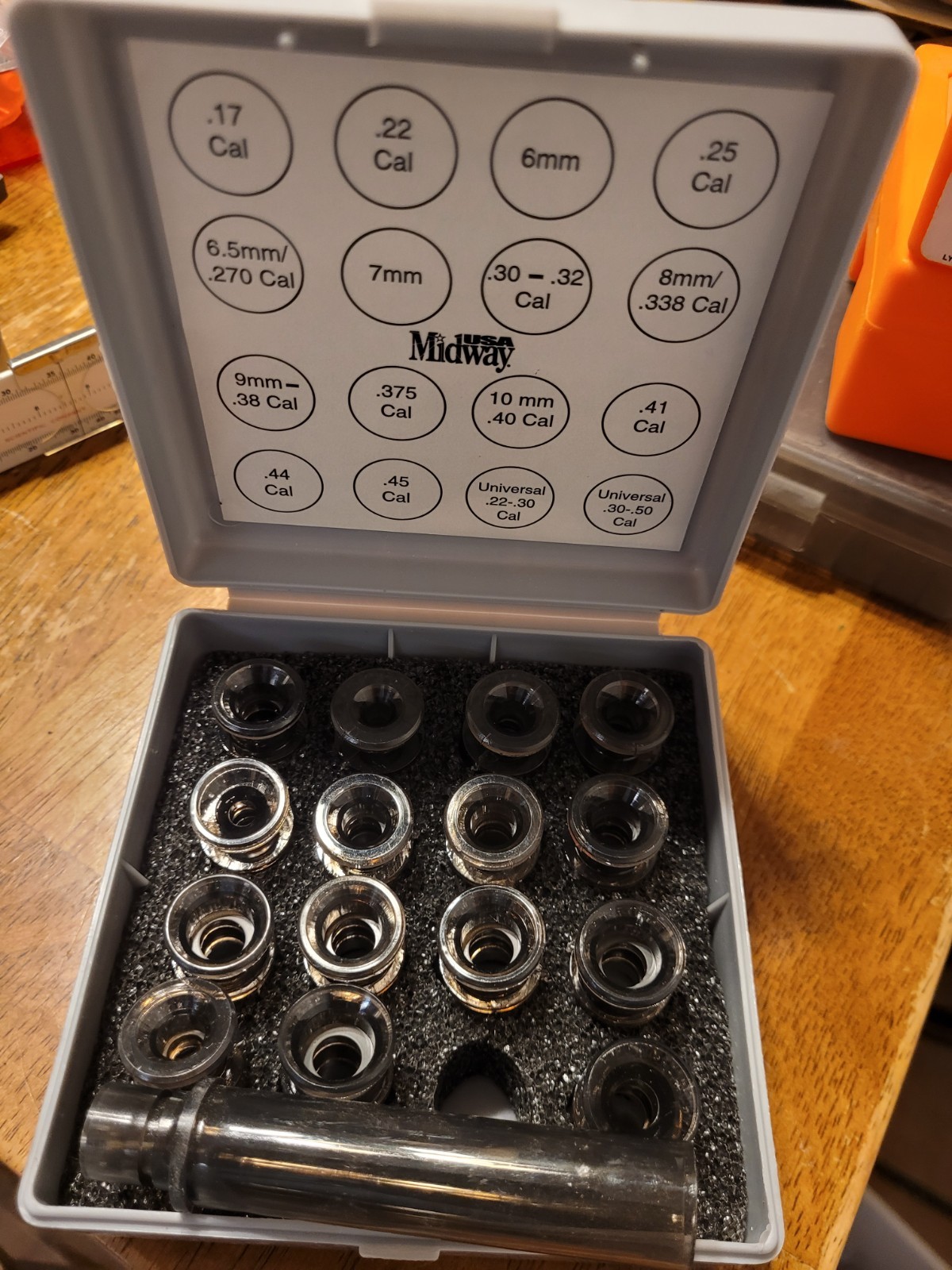 MidwayUSA Reloading Caliber Insert Set w/ Case & Multiple Adapters