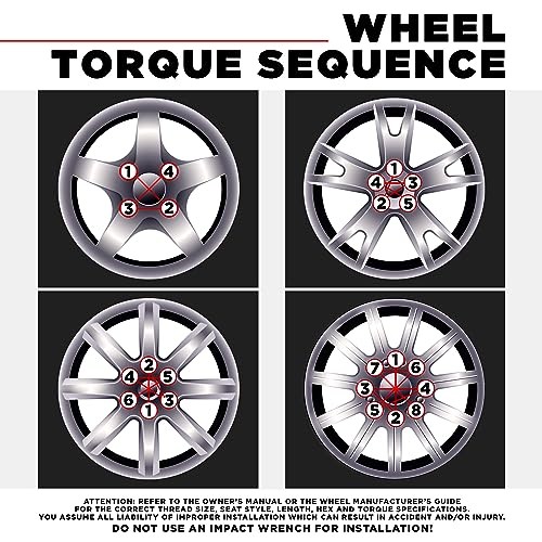 9/16"-18 Lug Nuts for Select Dodge and Ram, Factory Style Solid CHROME 4 Pack
