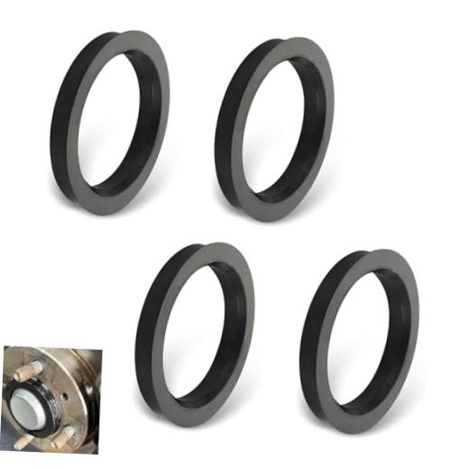4PCS Hub Centric Rings, 60.1mm ID to 73.1mm OD Hubrings Hub, Plastic Hubrings