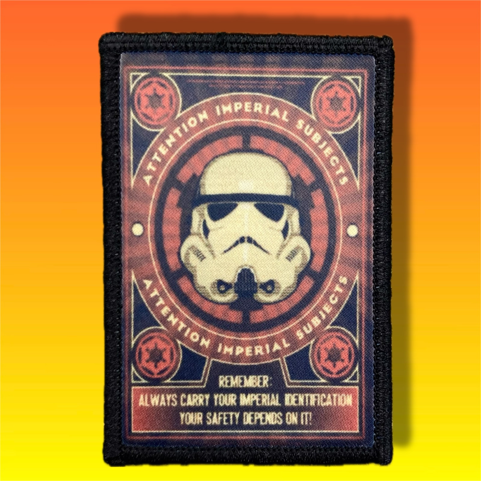 Star Wars Imperial Storm Morale Trooper Patch / Military Tactical Hook & Loop 37