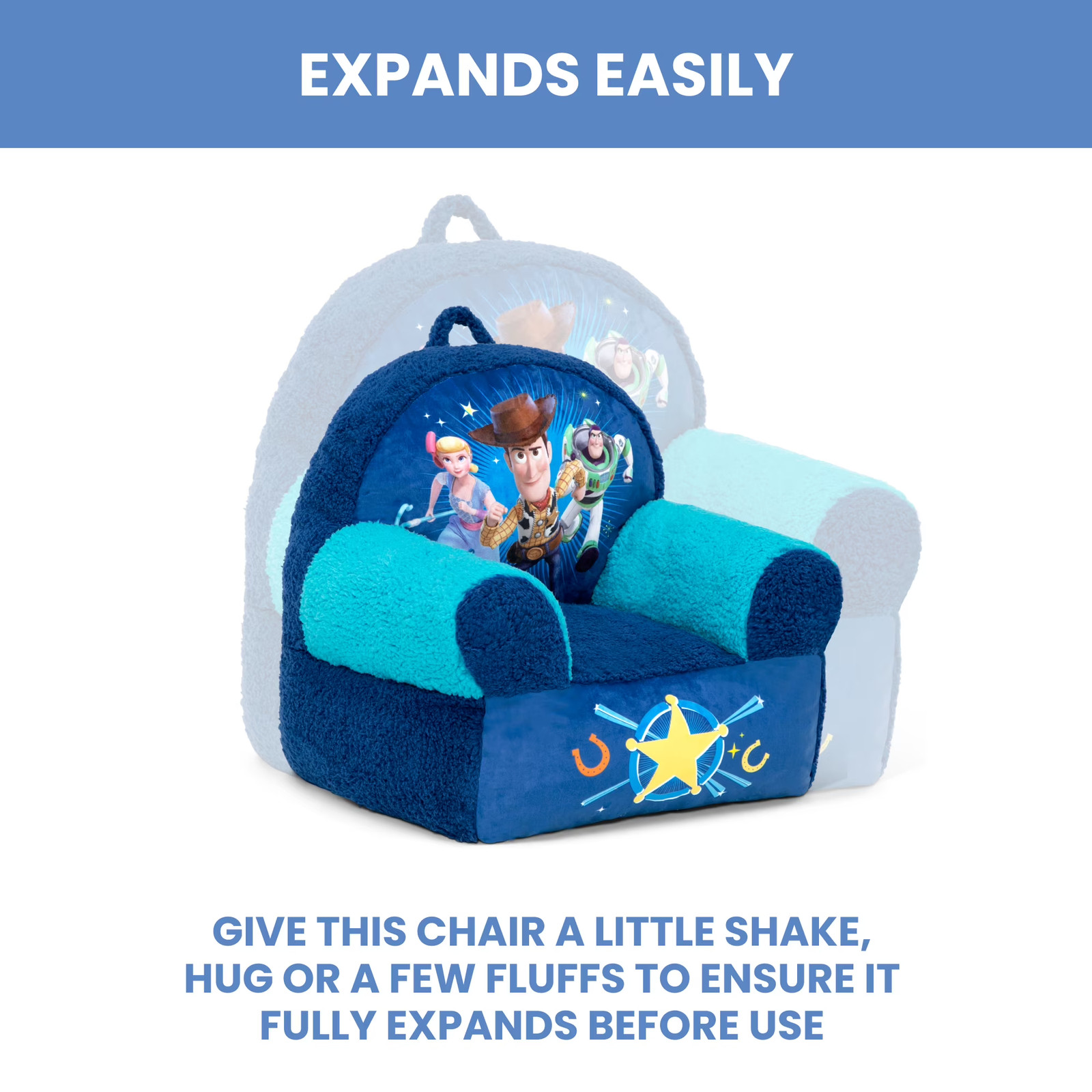 Cozee Buddy Chair, Blue
