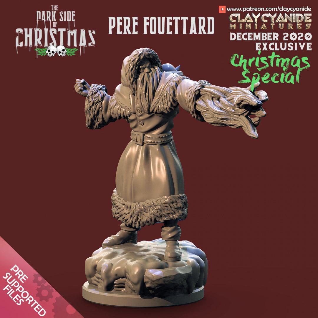 3D Printed Clay Cyanide Pere Fouettard The Dark Side of Christmas 28mm-32mm