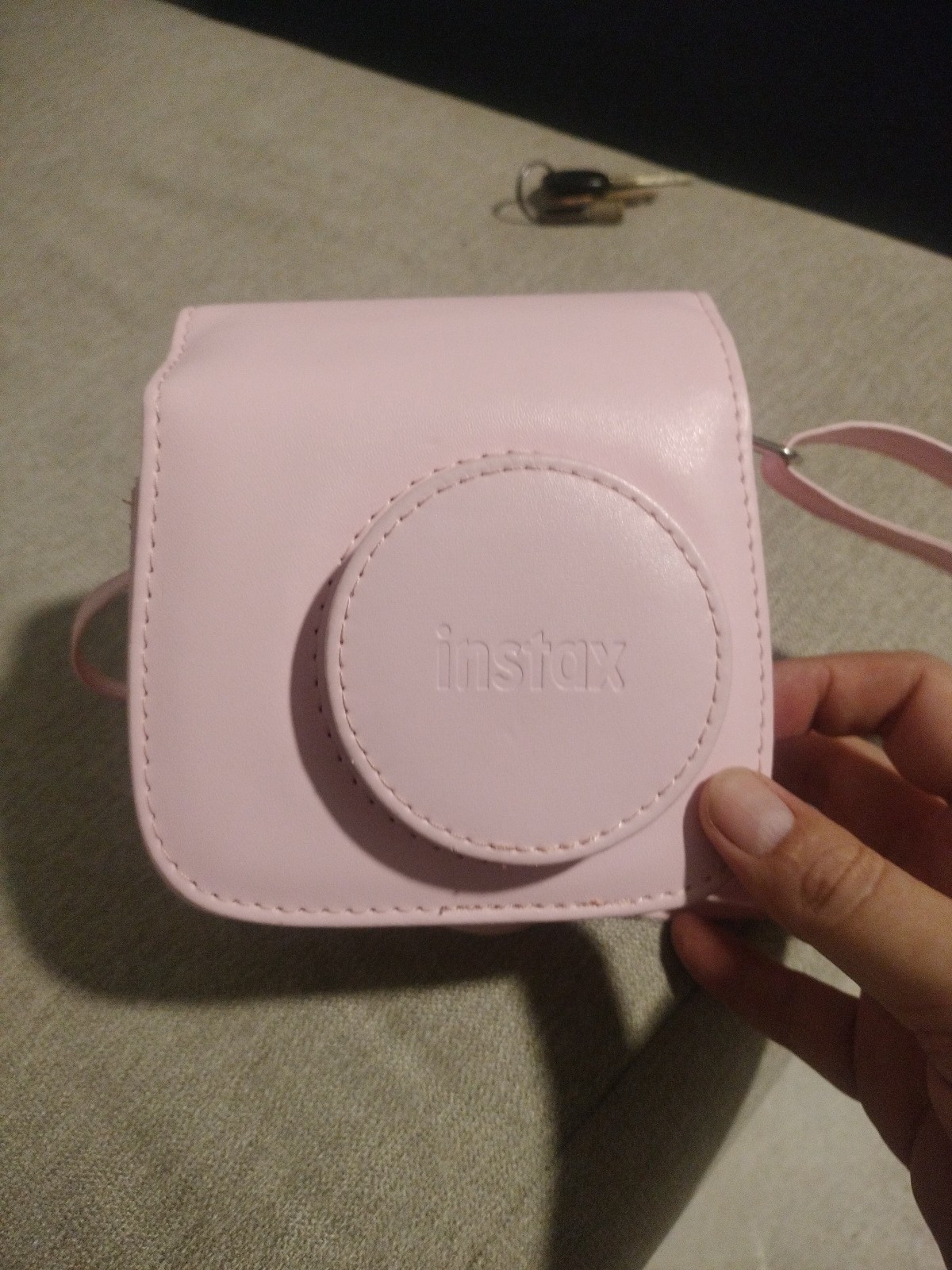 Fujifilm Instax Mini 7+ Instant Camera - Light Pink Nice With Case