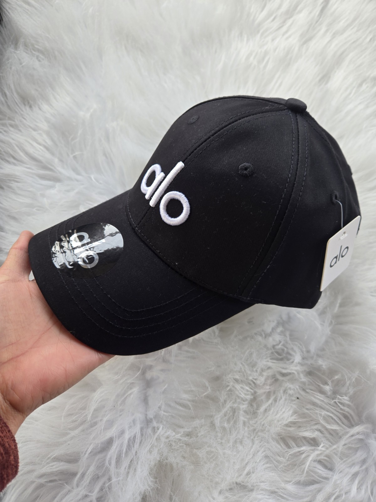 Yoga Hat – Premium Adjustable Baseball Yoga Cap with Classic Logo BLACK