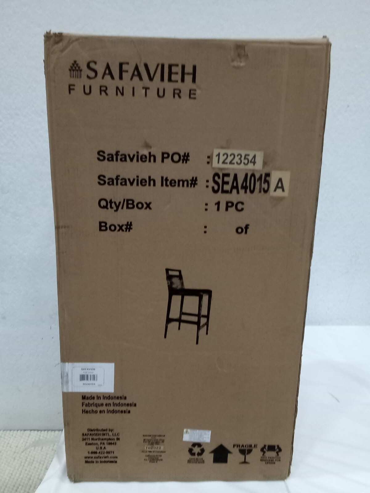 Safavieh Darin Bar Stool, Reduced Price 2172717867 SEA4015A