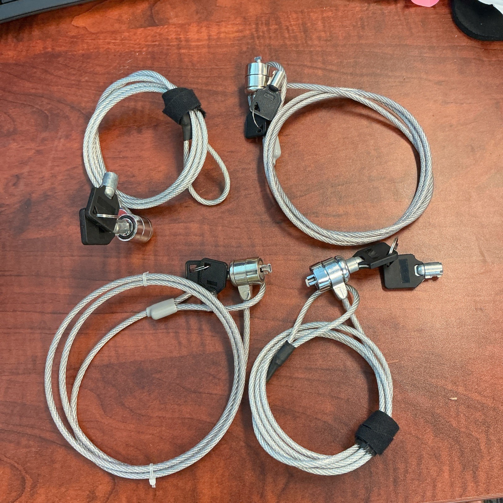 Notebook Security Lock Cable Chain w/ Two Keys