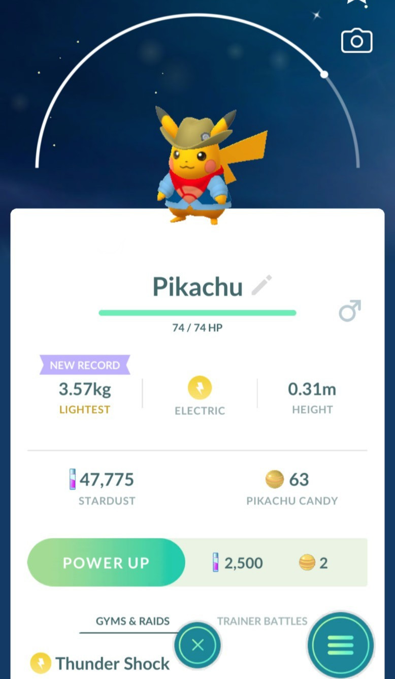 Shiny Excavator Pikachu Possil field museum Chicago - PTCs