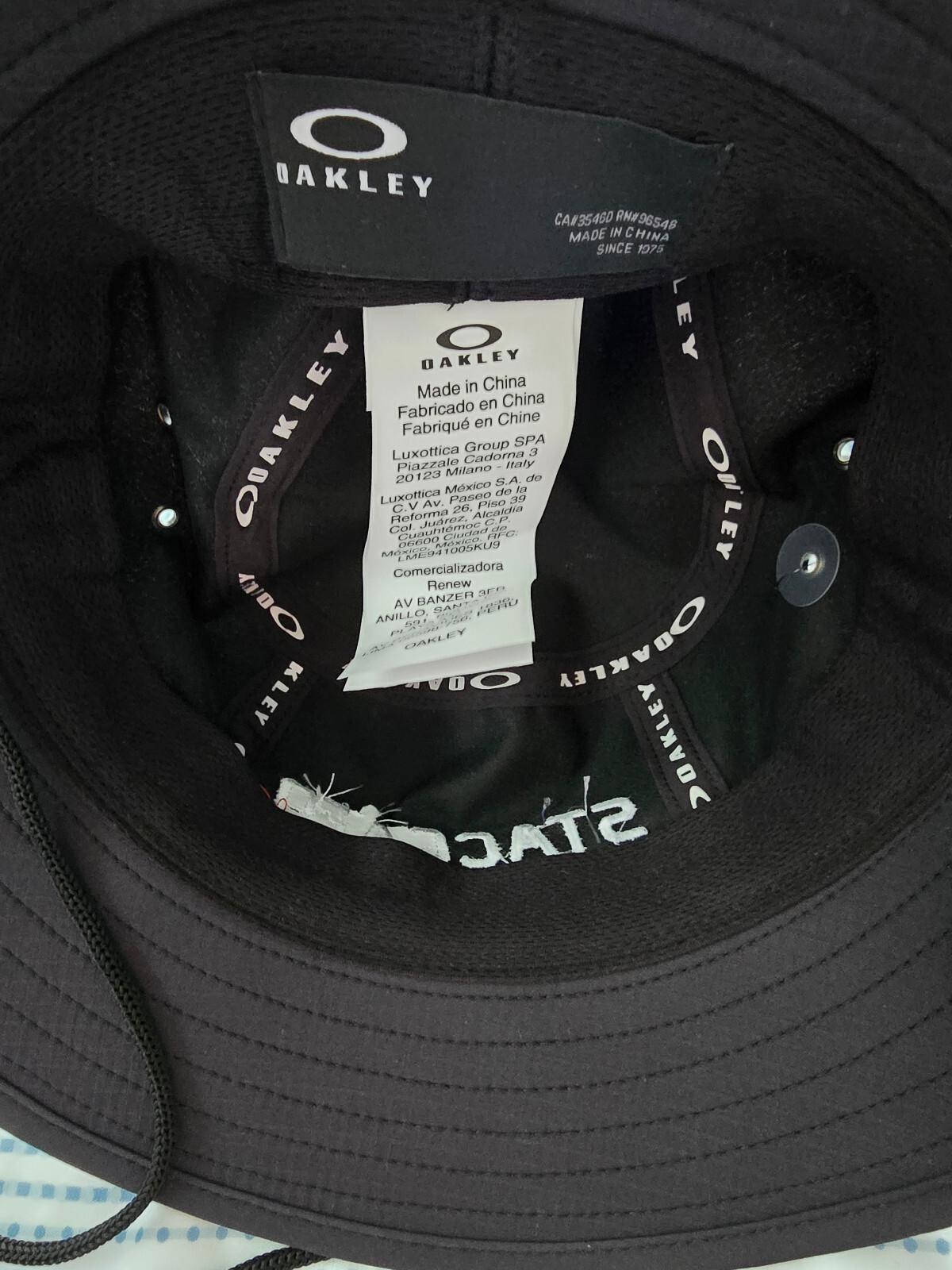 Staccato 2011 Logo Bucket Team Issue Hat Oakley - Adjustable Drawcord Sun Cap